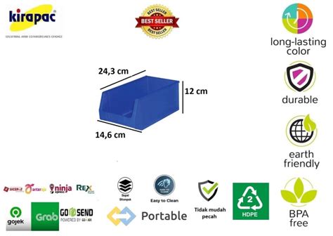 Jual Kontainer Susun / Tempat Penyimpanan / Tempat Baut / Mur / Paku ...