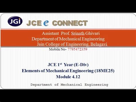 Syllabus 18Me25 Module 4 Lecture 的图像结果