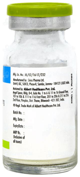 C One 1000 Mg Injection 1 - Uses, Side Effects, Dosage, Price | Truemeds