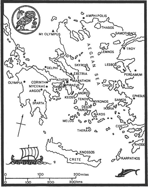ancient greece map for coloring | Greeks | Pinterest | Ancient Greece, Greece and Maps