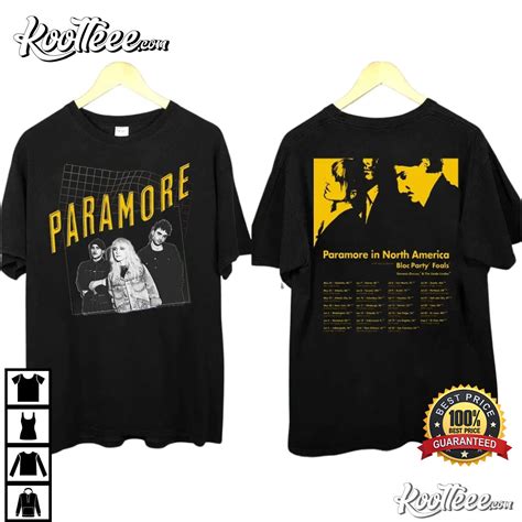 Paramore 2023 Concert Tour Merch T-Shirt