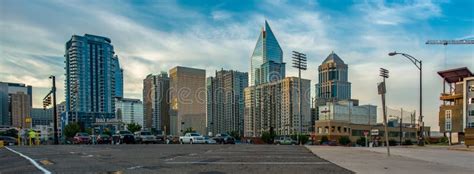 Morning Sunrise Over Charlotte North Carolina Editorial Photo - Image ...