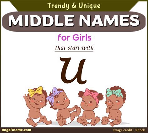 Cool and Cute Middle Names for Girls Starting with U | Angelsname.com
