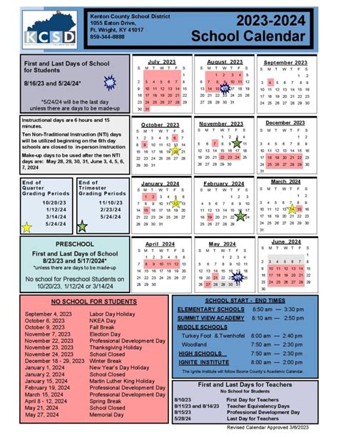 Pinellas County Public Schools Calendar - prntbl ...