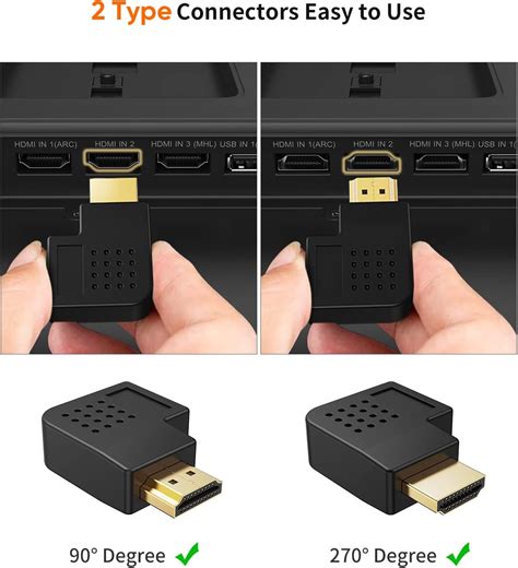 CableCreation HDMI Adapter Male to Female, 2 Pack 90 India | Ubuy