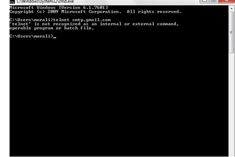 Image result for Telnet Command Windows Server