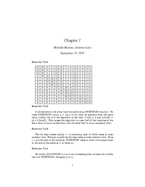 Ch7 - Answers for the chapter 7 - Chapter 7 Michelle Bodnar, Andrew ...