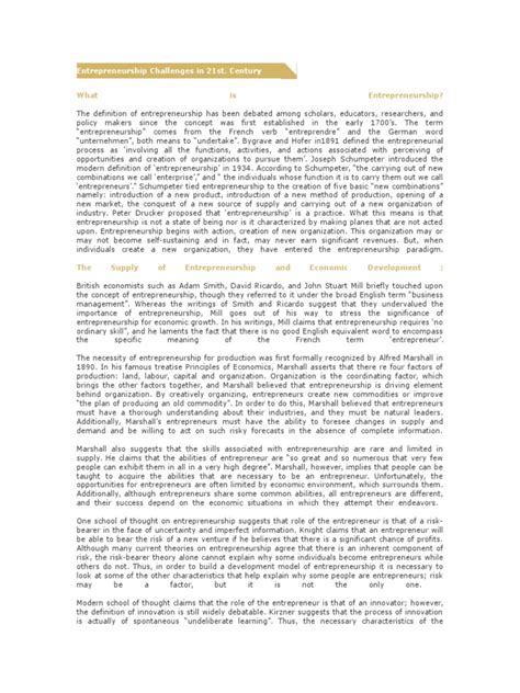 Challenges of Entrepreneurship 的图像结果