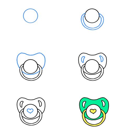 Drawings Of Pacifiers