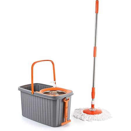 Cello Spin Mop Bucket Max Clean with Soap Dispenser, Beige : Amazon.in ...