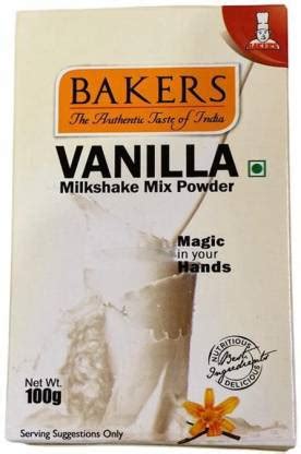Bakers Milkshake Mix Powder- Vanilla 300 g Price in India - Buy Bakers ...
