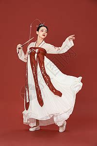 中国风汉服古风美女跳舞高清图片下载-正版图片501633879-摄图网