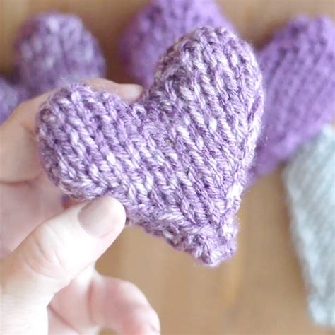 Image result for Simple Knitted Heart Pattern