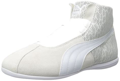 Buy Puma Women's Eskiva Mid Textured Cross-Trainer Shoe, Whisper White ...