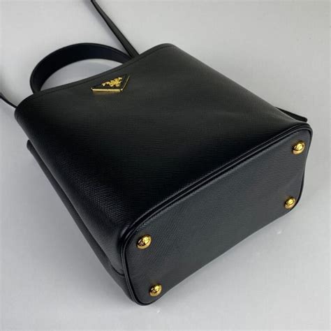 prada canta medium saffiano panier siyah
