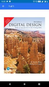Digital Design: With An Introduction To Verilog HDL, 5e (Old Edition ...