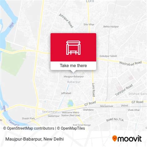 Maujpur- Babarpur station - Routes, Schedules, and Fares
