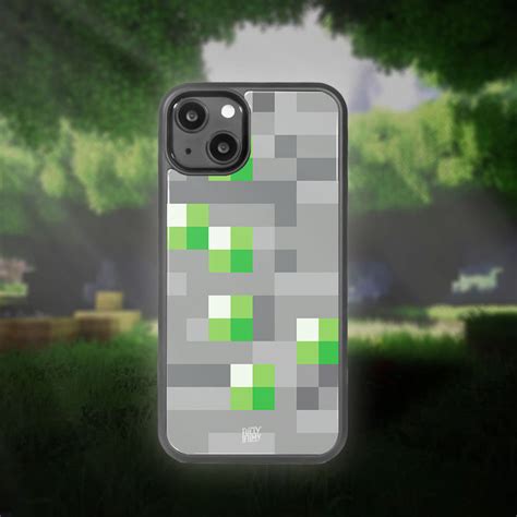Emerald Block Pattern | Glass Phone Case – Fully Filmy
