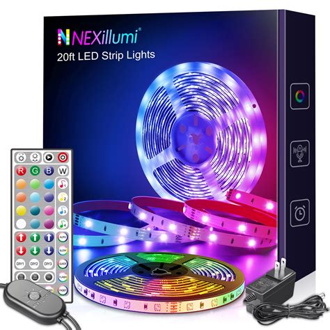 Nexillumi 20 ft LED Lights for Bedroom with Remote | Ubuy India