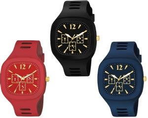 hala Miller Combo of 3 Analog Collection Watchs Analog Watch - For Boys ...