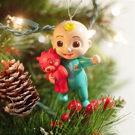 Buy Kurt Adler CoComelon JJ and Melon Christmas Ornaments and Stocking ...
