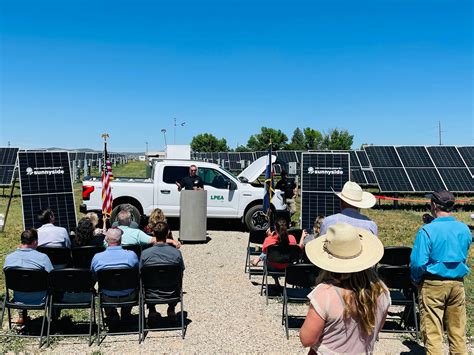 Ribbon Cutting Marks Launch of LPEA’s Sunnyside Community Solar Program ...