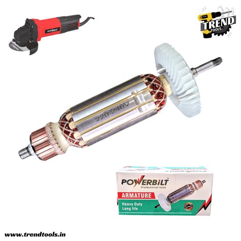 Armature for Powerbilt Angle Grinder PBT-AG4-1100 and PBT-AG5-1100 ...
