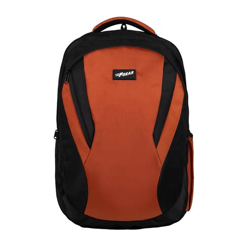 Vern 31L Black Brick Orange Backpack – F Gear.in