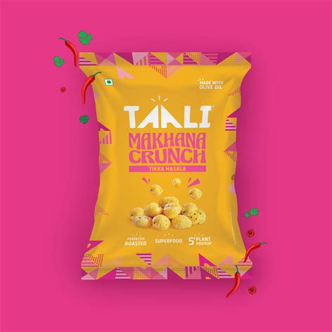 Buy Taali Roasted Makhana- Tikka Masala| Tasty Healthy Snacks | Gourmet...