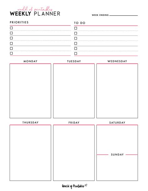 Image result for Planner Template