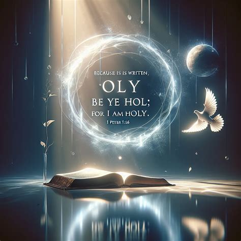 What does 1 Peter 1:16 mean? | Bible Art