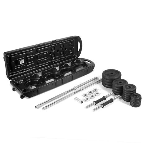 Buy The Cube Club Adjustable Cast Iron Dumbbell Sets With Portable ...
