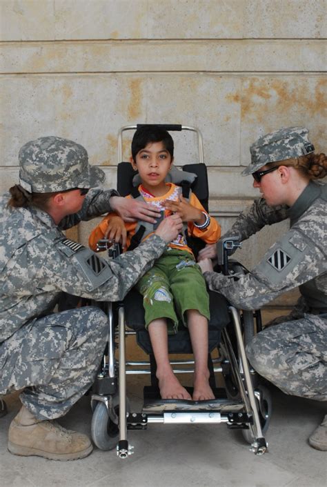 Vanguard Soldiers help disabled Iraqi children | Article | The United ...