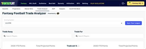 Trade Analyzer - Fantasy Life