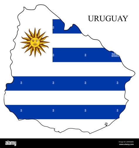 Uruguay map vector illustration. Global economy. Famous country. South ...
