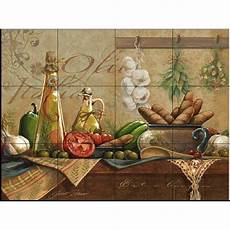 Mural Wall Tiles by The Tile Mural Store Olio D Olive 24 In X 18 In Ceramic Mural Wall Tiles