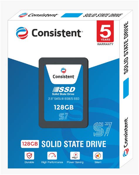 Consistent SSD 128GB 2.5 Inch SATA Internal SSD - Read: 550MB/s & Writ ...