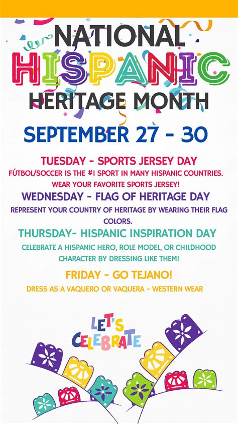 Hispanic Heritage month inspires dress-up week, cultural awareness ...