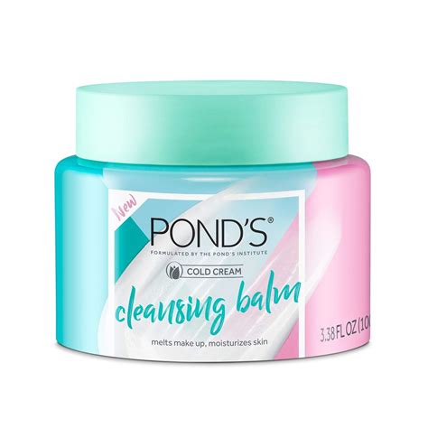 Buy POND'S Cold Cream Facial Cleansing Balm, 3.38 Fl Oz Online at Low ...