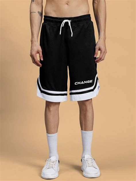 CHANGE YOUR LOOKS REGULAR FIT SHORTS BLACK | Buy Online at Wearduds India