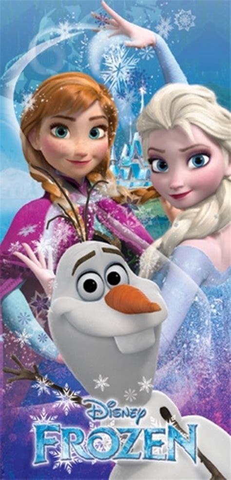 Disney Frozen Dynasty Elsa Anna Olaf Beach Towel, 28 Inch x 58 Inch ...