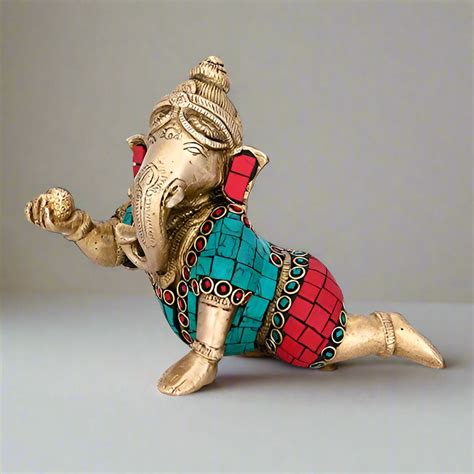 Brass Bala Ganesha Statue – ArtyCraftz - Online Shopping Site for Home ...
