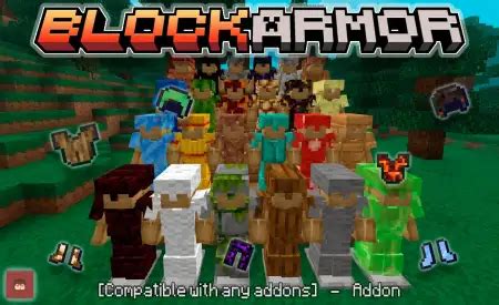 Rezultat imagine pentru Minecraft Block Armor Mod