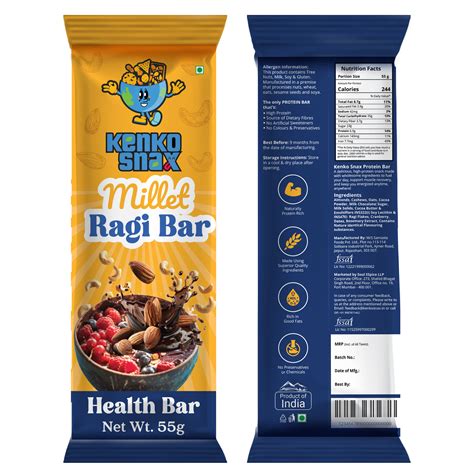 Millet Ragi Bar | Wholesome, Fiber-Rich Snack – Kenko Snax