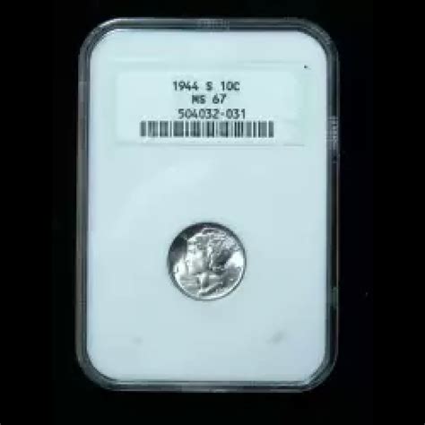 1944-S Dimes Winged Liberty Head or Mercury NGC MS-67 - Copper State ...