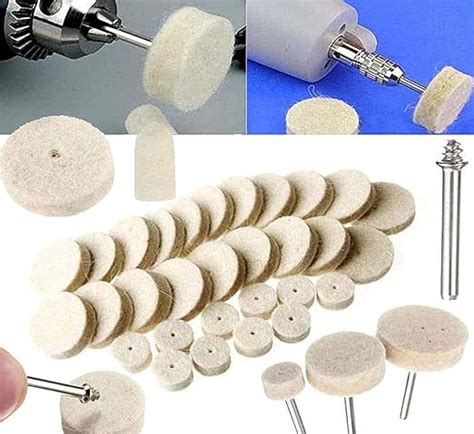 DIY Crafts 50 Pcs, Only 4 Type Felt Pad Cone 1 Mandrel, Soft Felt ...