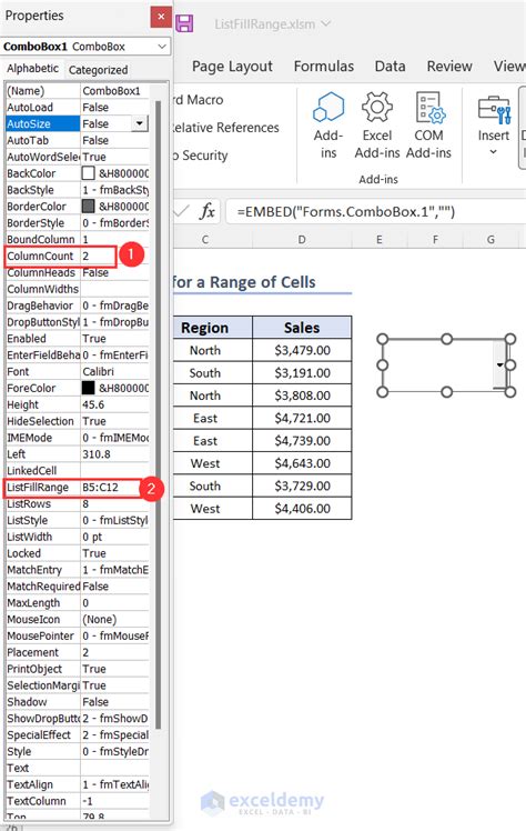 Populate a List Box Using Two Combo Boxes Excel 的图像结果