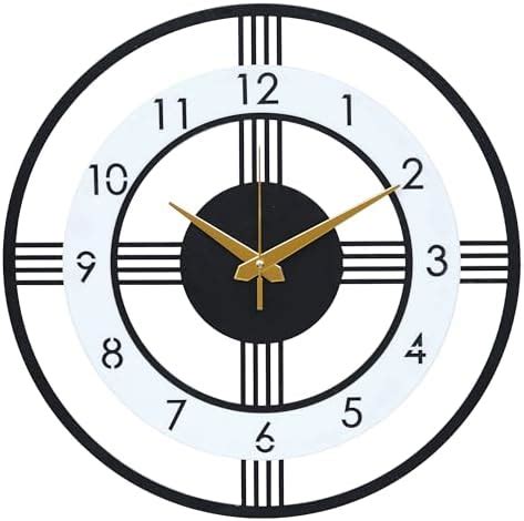 Buy Ingo creation Round Shape Acrylic Sleek Numeric Silent and Sweep ...