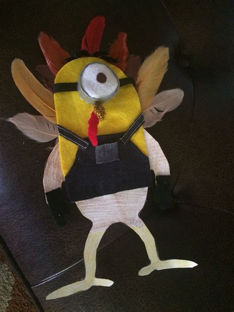 Minion Turkey Disguise Template