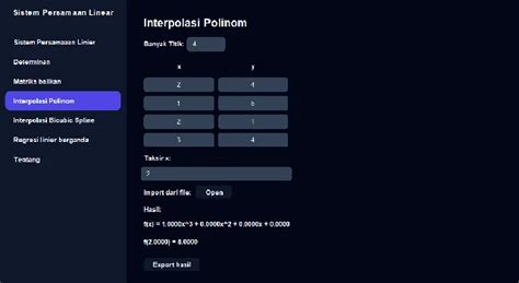 Matrix Method Linear Function 的图像结果